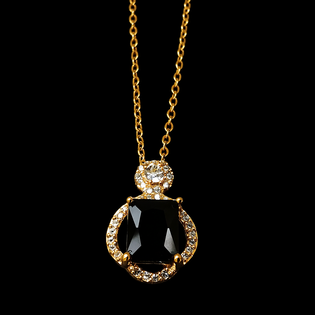 Golden Midnight Necklace