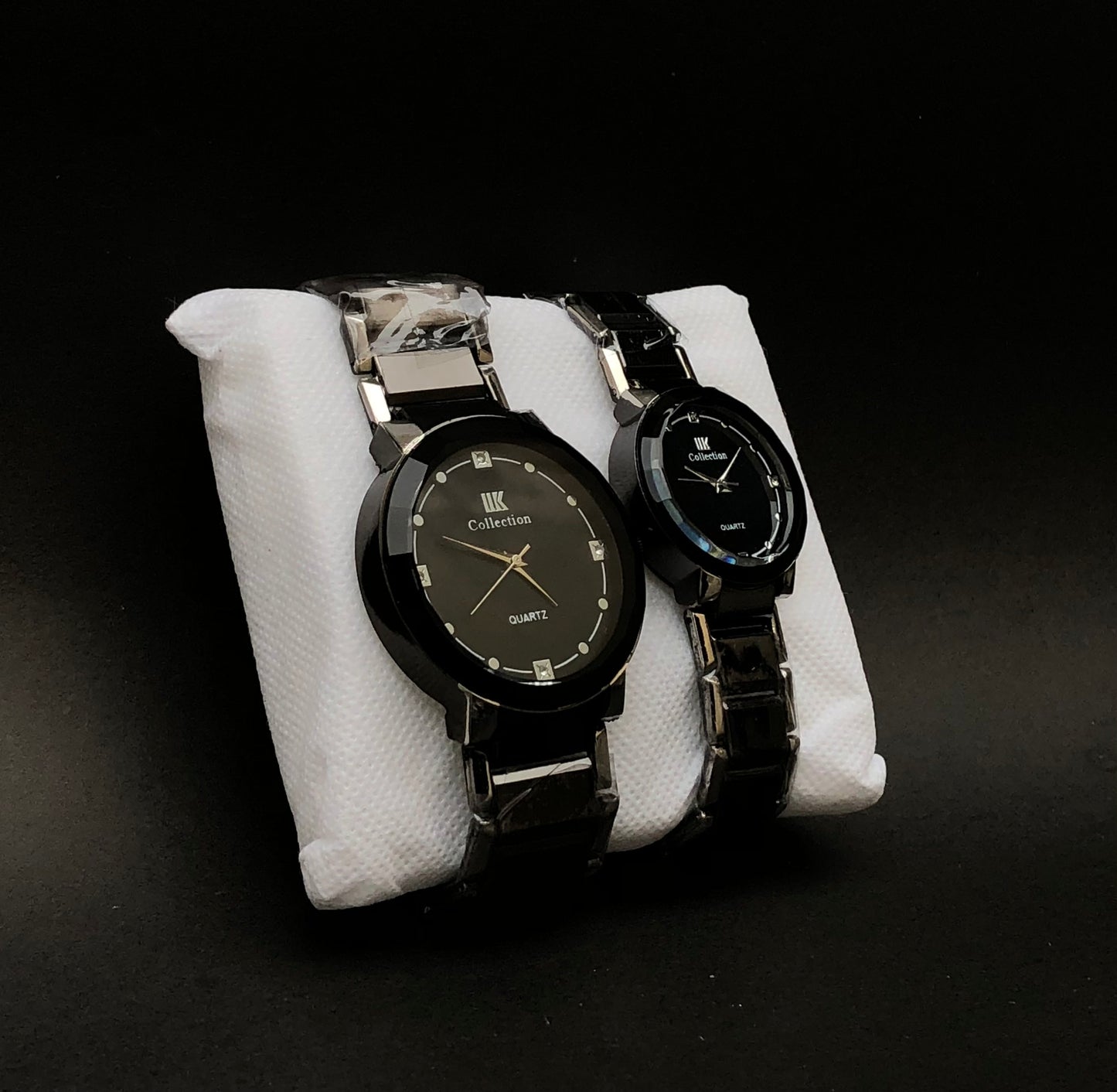 Classic Black Couple Watch Set