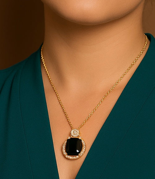 Golden Midnight Necklace